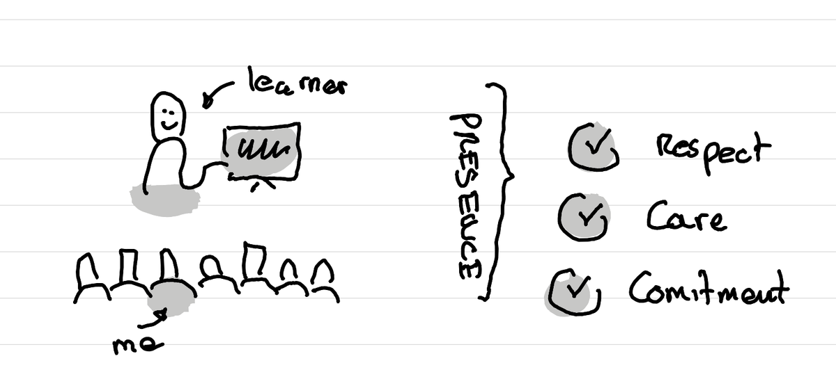 Why presence is an important gift from a Service Design educator?